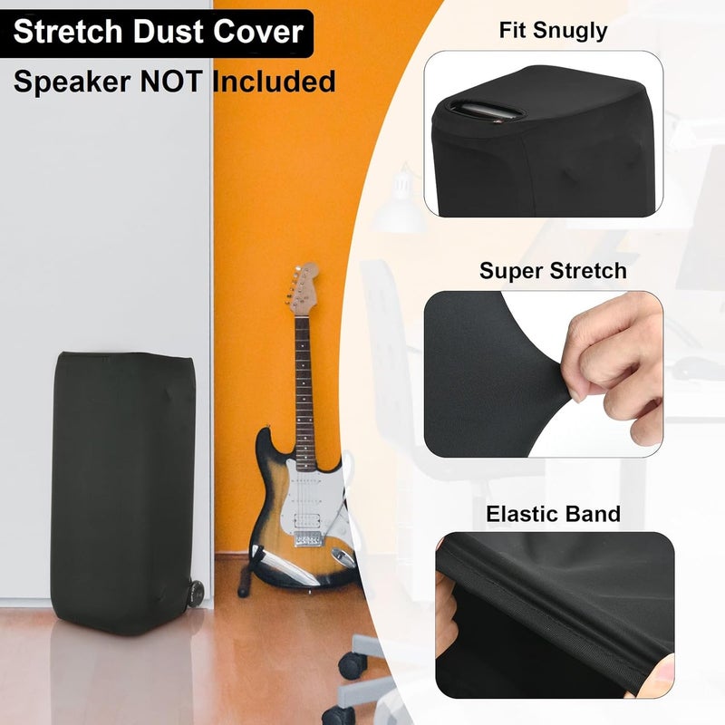 TXesign Dust Cover Protective Case for JBL Partybox 310/Stage 320 Portable Party Speaker, Stretch Speaker Cover Dust Case with Elastic Band Speaker Slip Sleeve - Image 1